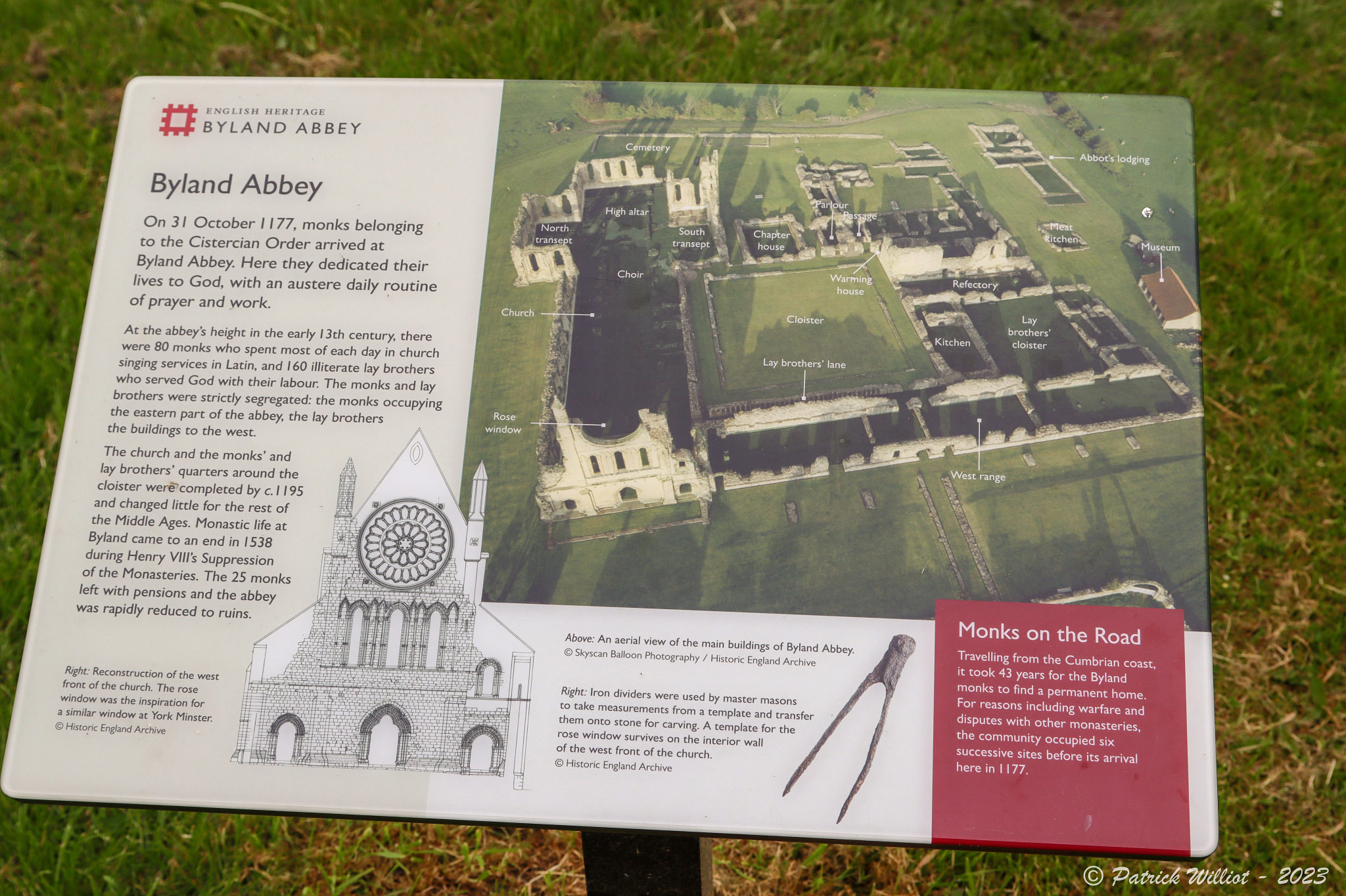 Byland Abbey, North York Moors National Park